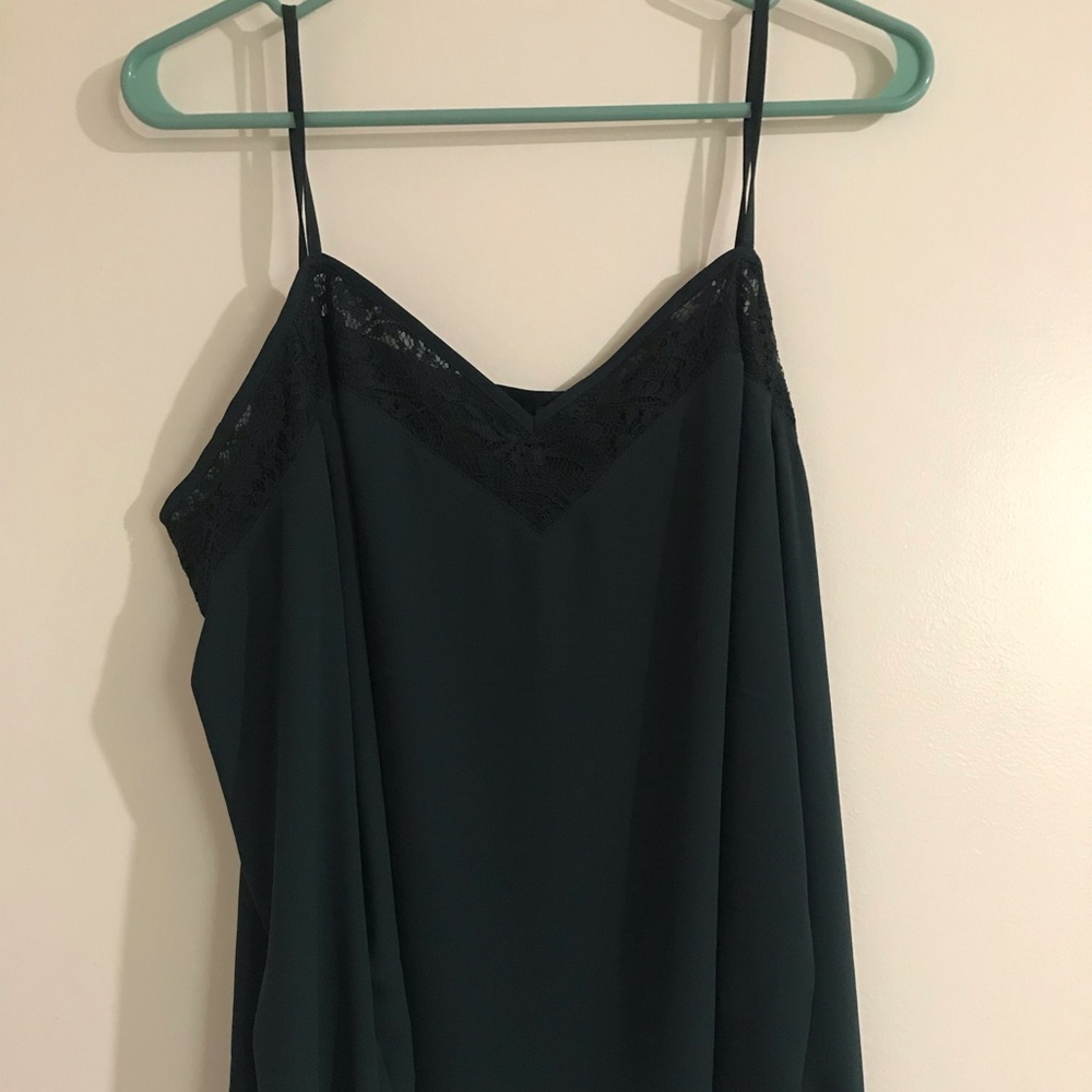 Strappy off the shoulder shirt